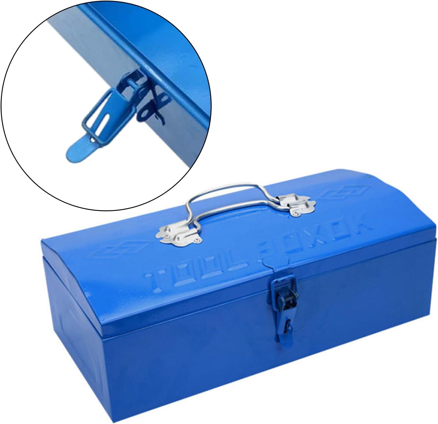  Boîte à Outils Bleue En Métal Pour étudiants Et Professionnels Pour Organiser Et Transporter La Boîte Essentielle De La Maison