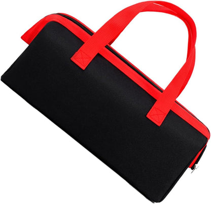  Porte-outils Robustes En Tissu - Design Large Pour Un Accès Facile - Construction Portable - Dimensions : 30,5 X 14,5 Cm - Grand Sac De Rangement Renforcé