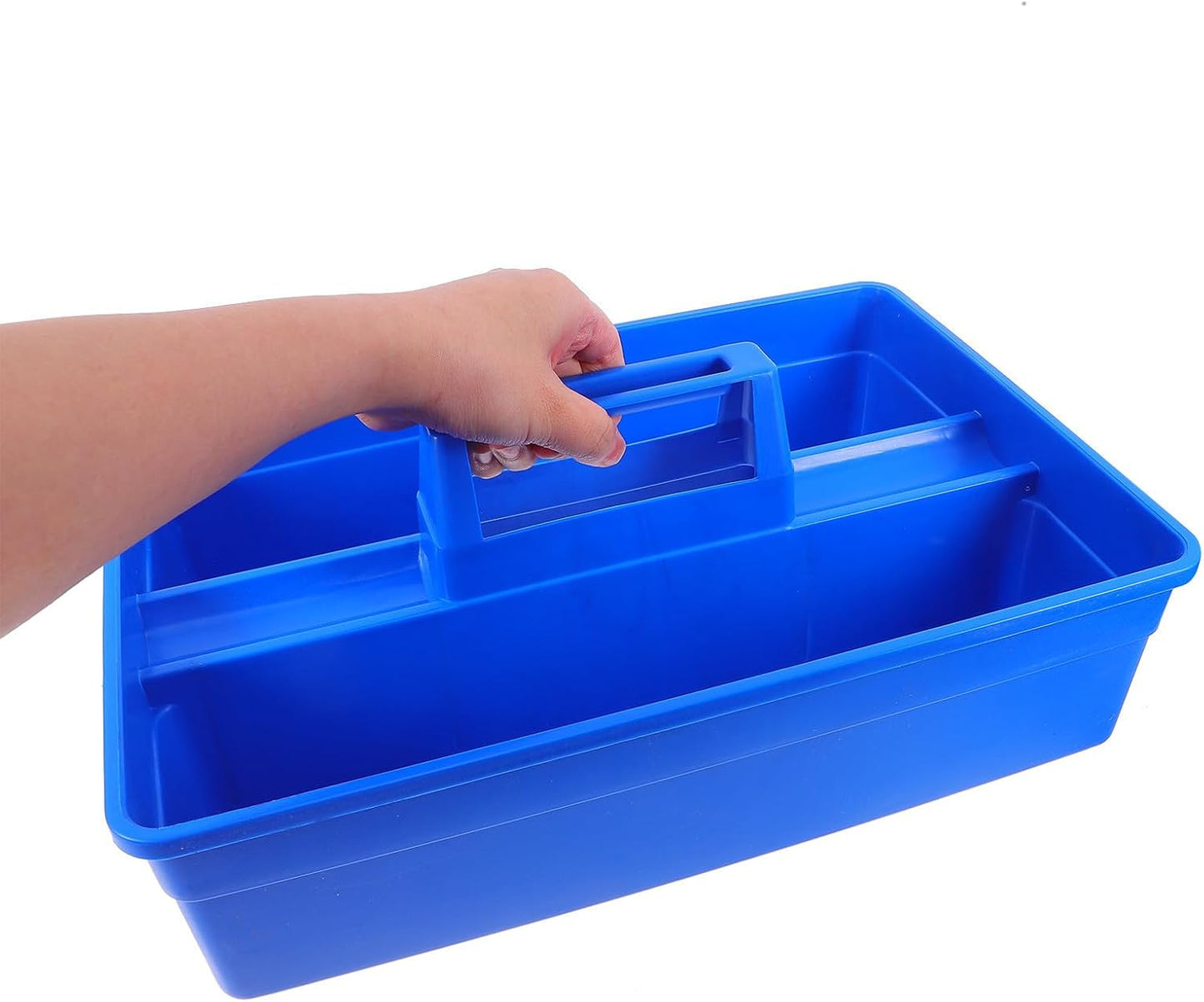  Healvian Organisateur De Fourre-Tout Plastique 3 Compartiments Portable Pour Usage Commercial Et Domicile Facile à Nettoyer