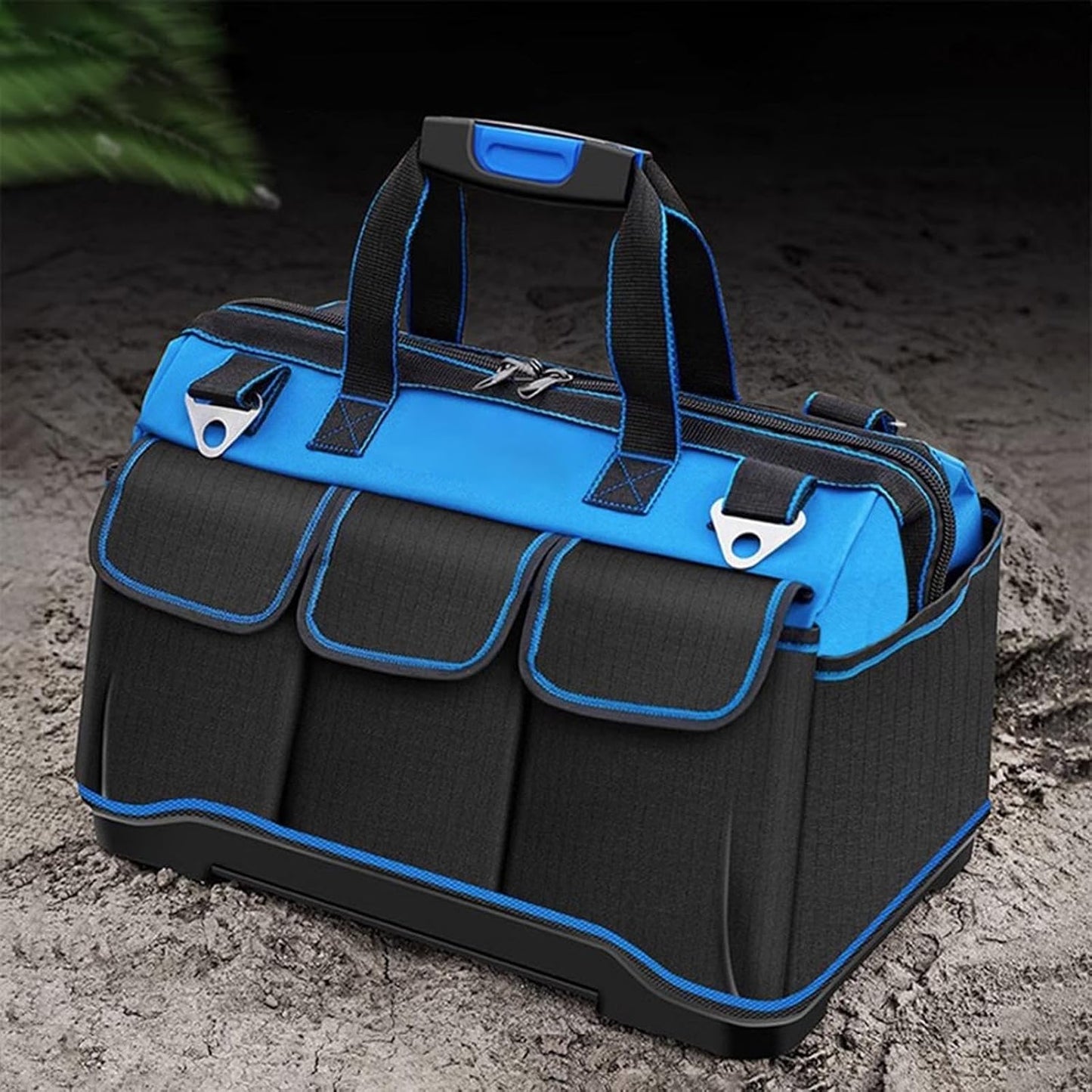 GENERIC Oxford Sac à Outils Robuste Et étanche Multi-poches Grande Capacité Pour Travaux De Construction, Maison, Garage, Atelier, Papa, électricien, Mécanicien, Charpentier
