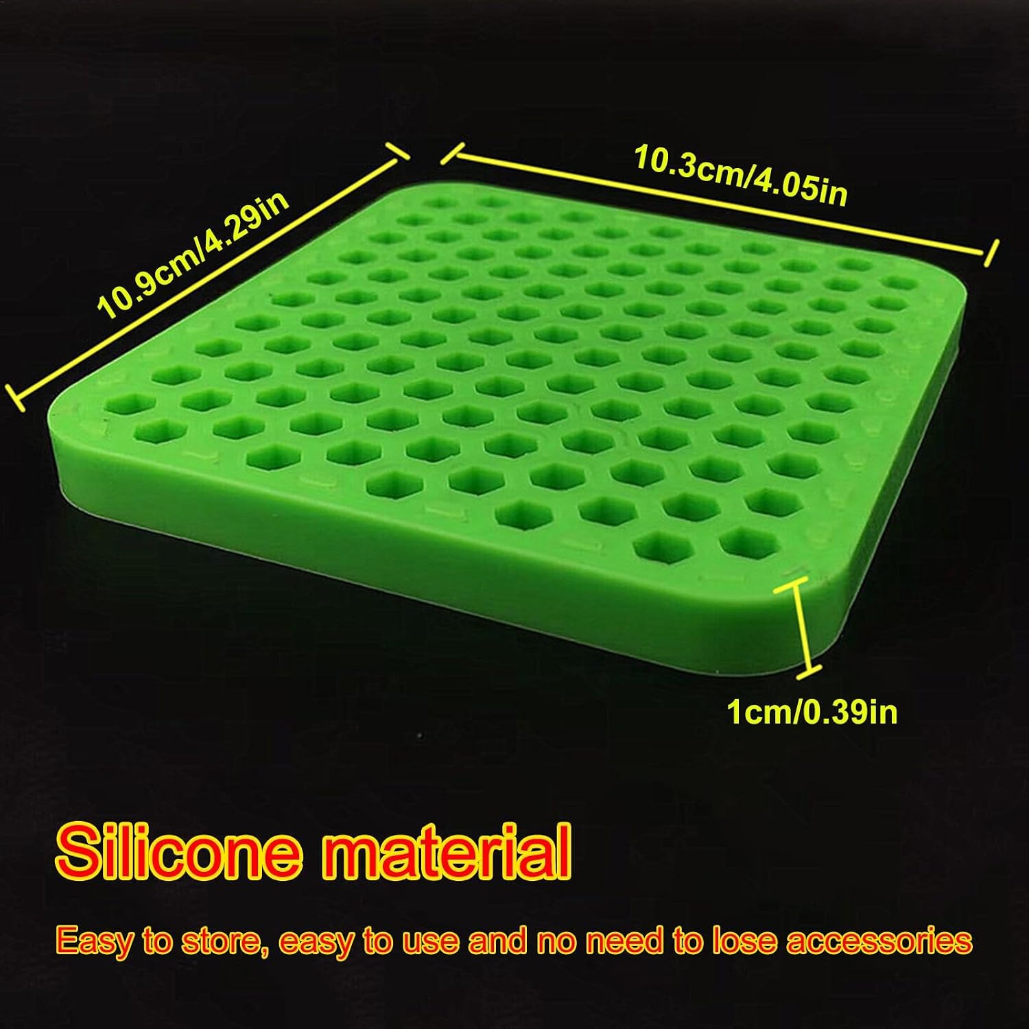  Boîte à Vis | Organiseur à Outils | Organiseur De Petites Pièces | Plateau à Outils En Silicone | Organiseur Polyvalent Pour Mandrin Fileté M8 | Accessoires De Boîte à Outils Pour Une