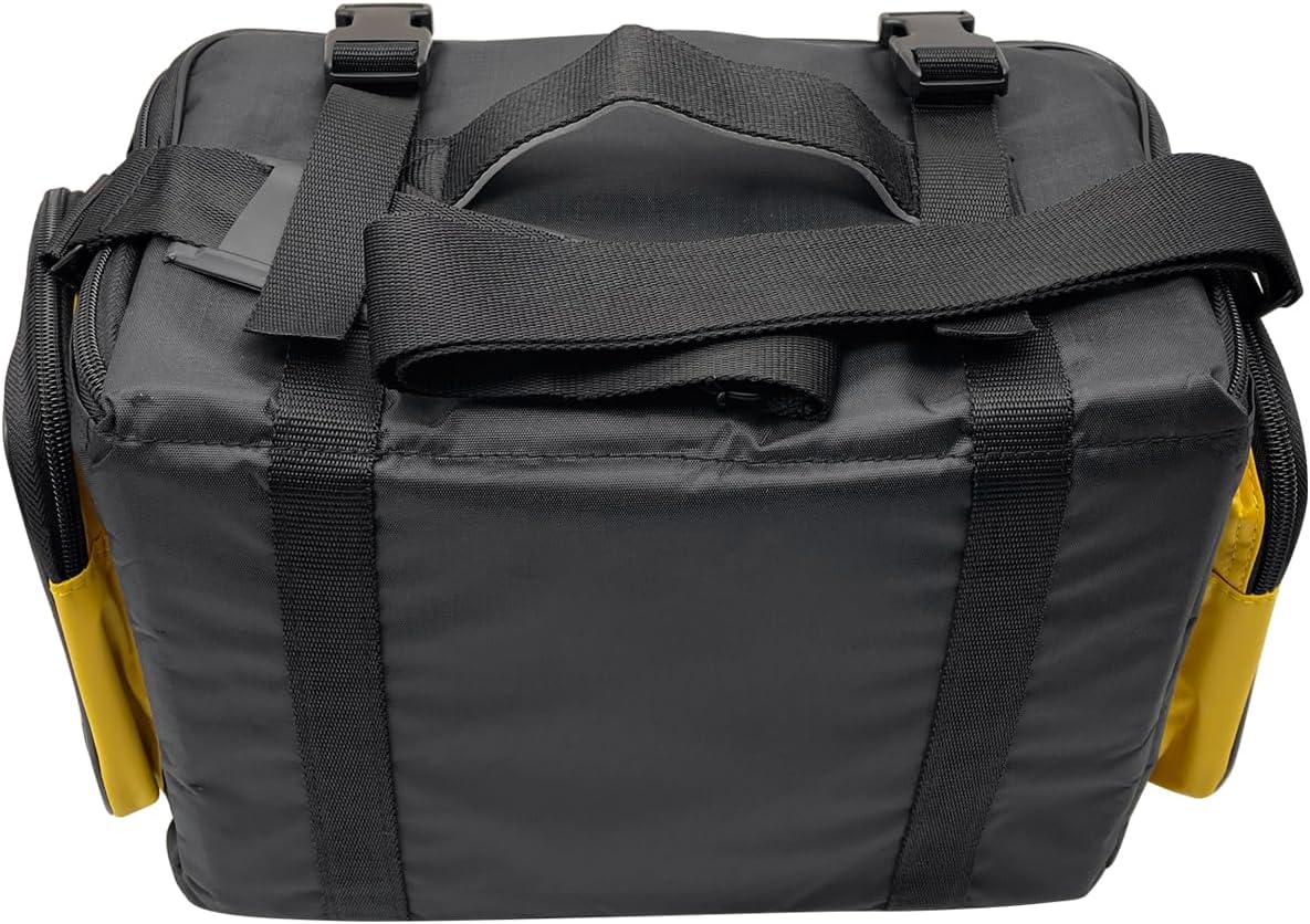  Host Sac De Rangement Pour équipement D'enquête GPS GNSS Trimble 20 L, Sac De Transport étanche Et Robuste Avec Bandoulière Et Séparateurs, Jaune Et Noir