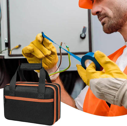 Genérico Organisateur D'outils De Câble | Stockage D'outils Mécaniques | Porte-outils Pour électricien, Mallette à Outils Pour électricien, Sac à Outils Professionnel, Sac à Outils Pour El