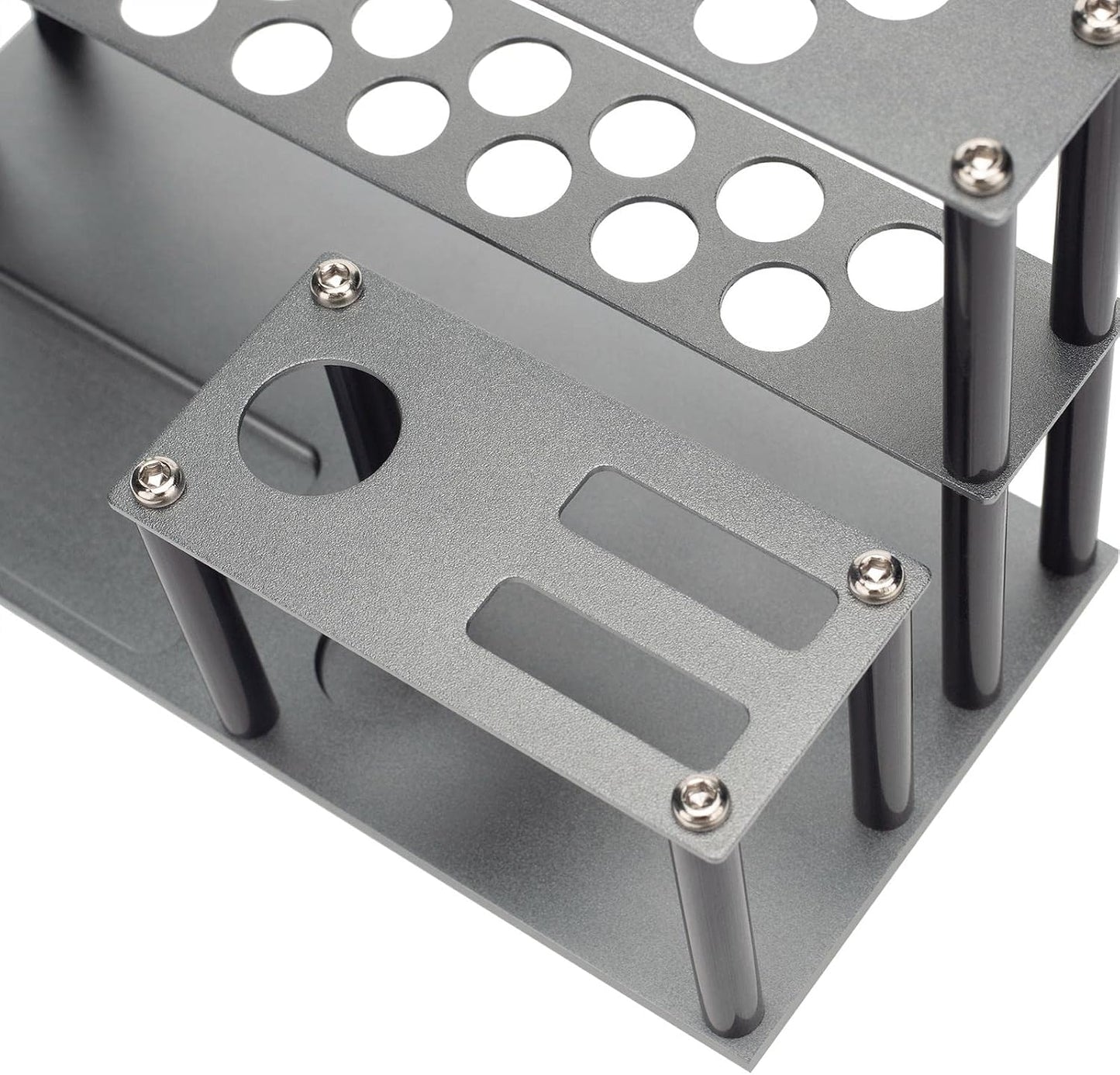  Kit D'outils RC Avec Organiseur, Tournevis, Pince, Alésoir, Plateau à Vis Intégré Et Support De Rangement Pour Tournevis, Compatible Avec Voitures, Titane