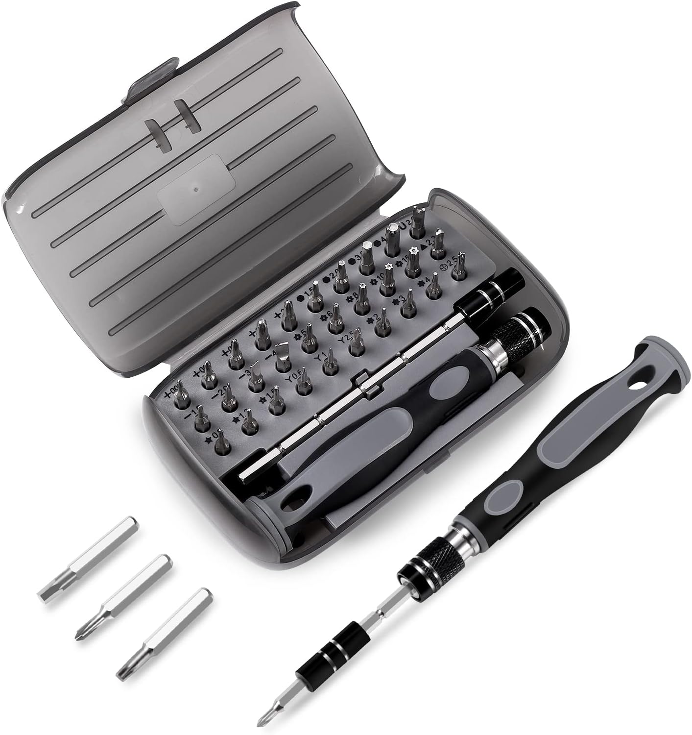  Vinabo Jeu Tournevis De Précision 32 En 1- Mini Set Tournevis Magnétique Bricolage Electronique De Réparation Kit, Outil Informatique Pour PC, MacBook, IPhone, Lunettes, Montre, Smartphone