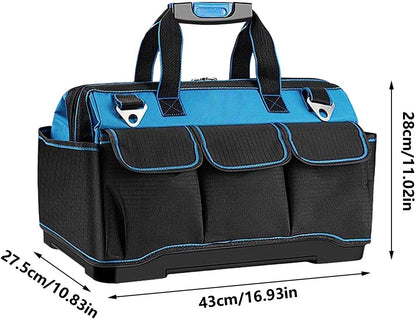 GENERIC Oxford Sac à Outils Robuste Et étanche Multi-poches Grande Capacité Pour Travaux De Construction, Maison, Garage, Atelier, Papa, électricien, Mécanicien, Charpentier