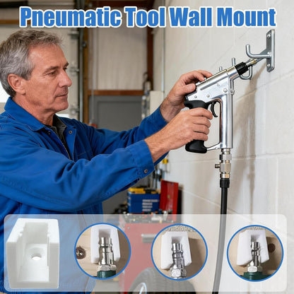 GENERIC Porte-outils – Organiseur Peu Encombrant | Support Mural Pour Outils Pneumatiques | Pour Garage, Atelier, Réparation Automobile, Lavage De Voiture, Zone D'entretien