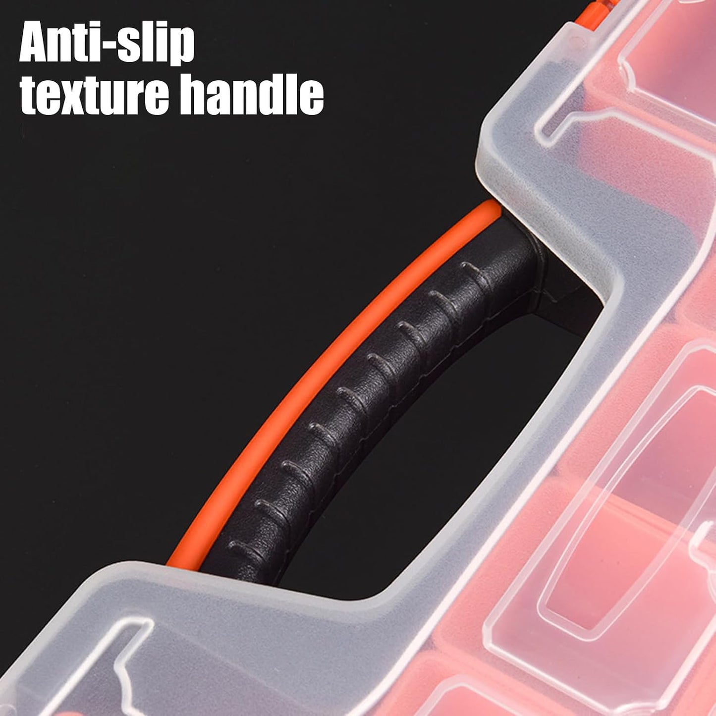  Boîte De Rangement Robuste Pour Pièces Verrouillées Avec Grilles Réglables, Organisateurs De Pièces D ' Atelier Pour Techniciens Professionnels Et Amateurs, Boîte De Rangement En Plastique