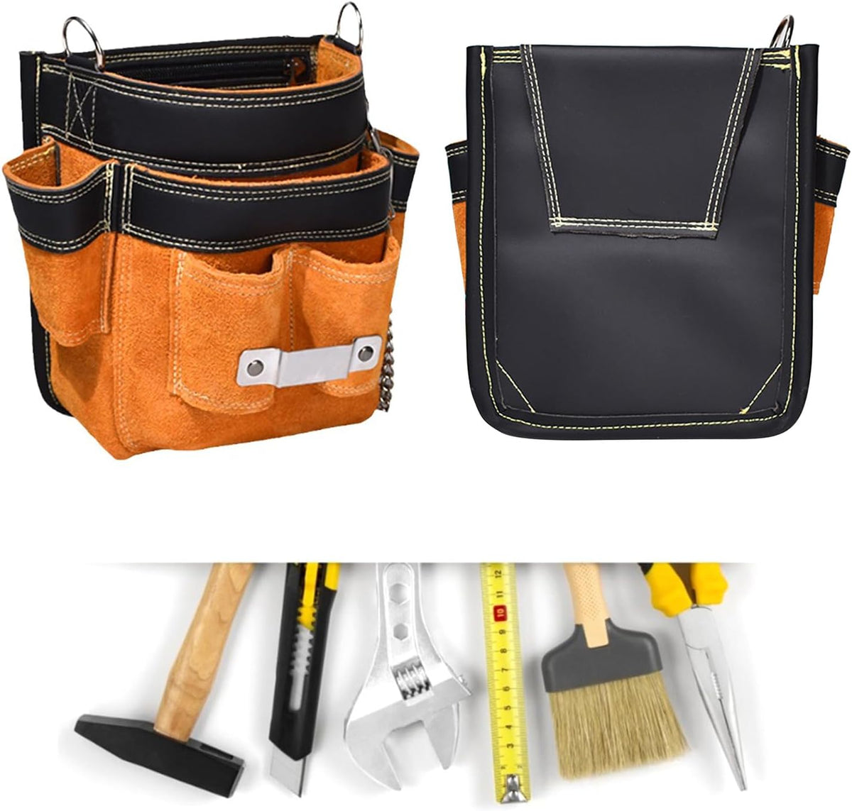  Sac à Outils - Pochette De Transport Pour Outils - Gain De Place - Plusieurs Poches Pour Le Rangement - Pochette étanche Et Portable
