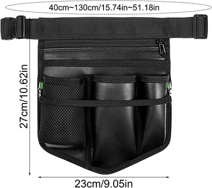 Genérico Ceinture Organisateur D'outils De Jardin | Ceinture D'outils De Jardinage Réglable | D'outils De Jardin | Étui Multifonctionnel Et Multipoches Pour Les Charges De Construction