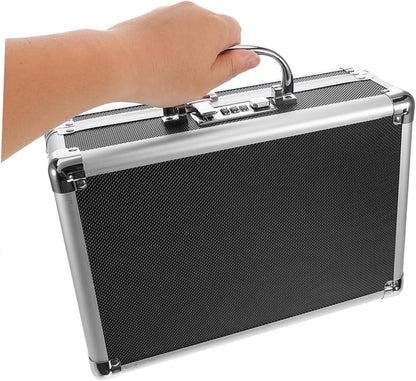  ULTECHNOVO Boîte Rangement Outils Portable Alliage Avec Poignée Pour Maison Bureau Voyages Compartiments Organisés