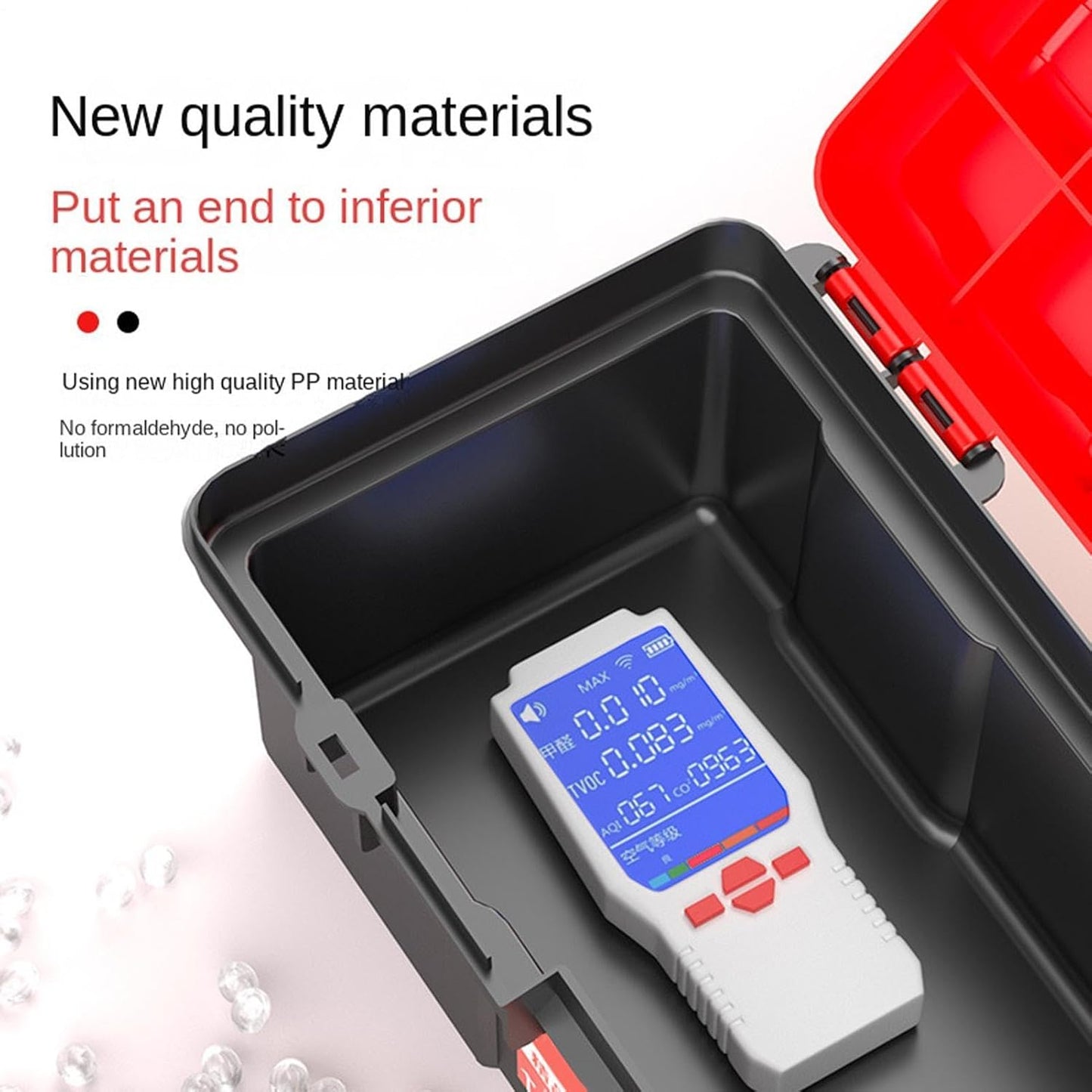  Boîte à Outils Manuelle - Organisateur Portable Renforcé Mini Avec Poignée Pour Loisirs Créatifs | Organisation D'Outils Pour Les Réparations Domestiques - Pour Voiture Maison Bureau Atelier