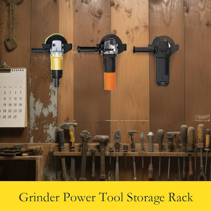  Organiseur D'outils électriques, Support Mural Pour Meuleuse, Support Robuste, Solution De Rangement Multifonctionnelle, Idéal Pour Garage, Atelier, Meuleuse D'angle, 15 X 4 X 5 Cm