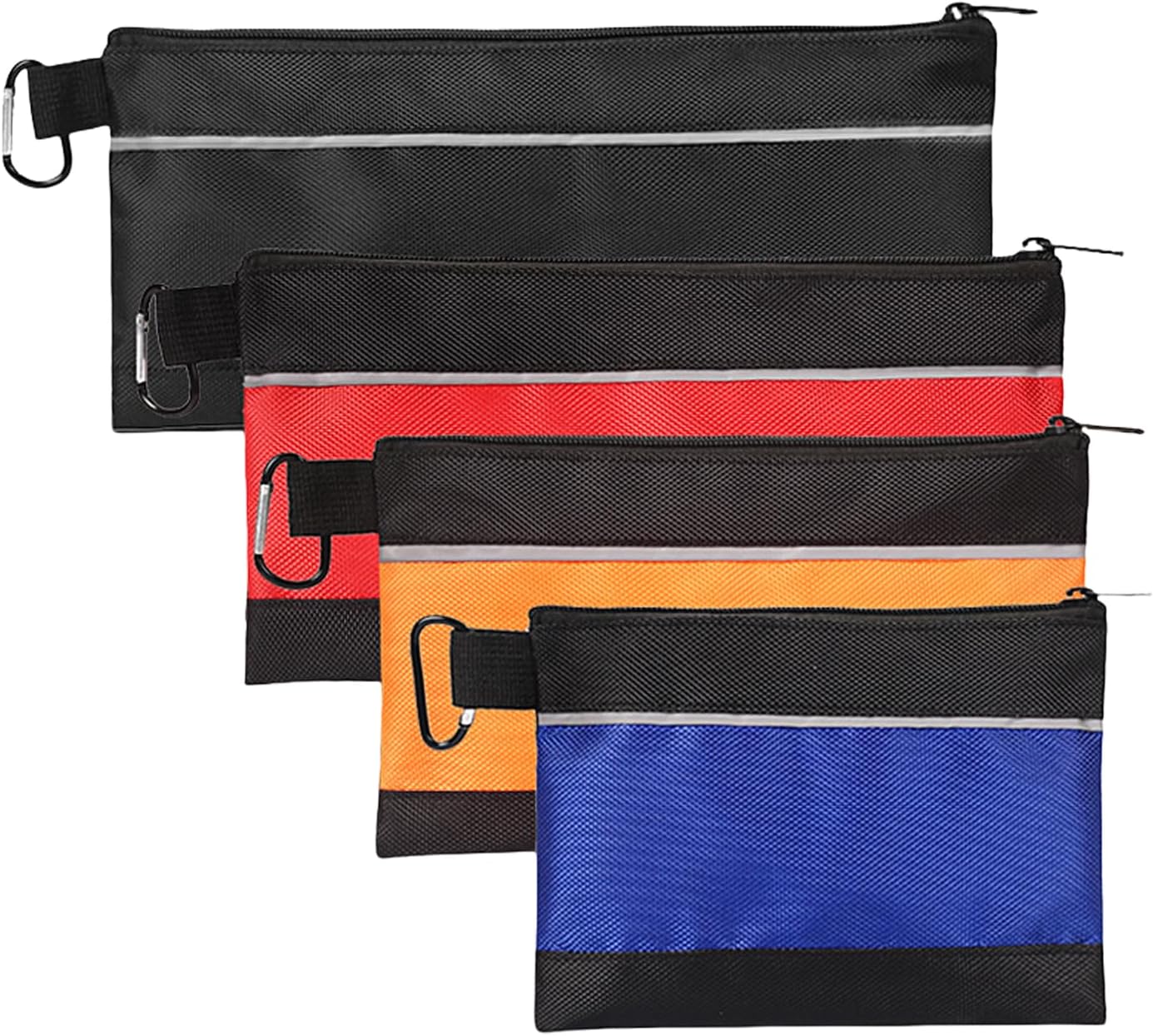  Petits Organisateurs D'outils D'électricien - Pochette De Rangement Multifonctionnelle à Large Ouverture