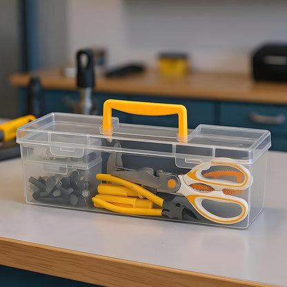  Boîte De Rangement Pour Pièces, Boîtes à Outils | Boîte De Rangement Transparente Divisée Pour Marqueurs, Pinces, Clés, écrous, Appareils électroniques, Perles, Pêche