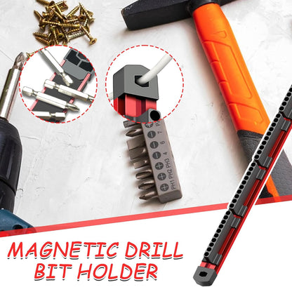  Support De Rangement Pour Forets, 40 Emplacements Pour Embouts De Tournevis, Support Mural – Accessoires Pour Outils électriques Peu Encombrants, Organisateur De Douilles Magnétiques Pour