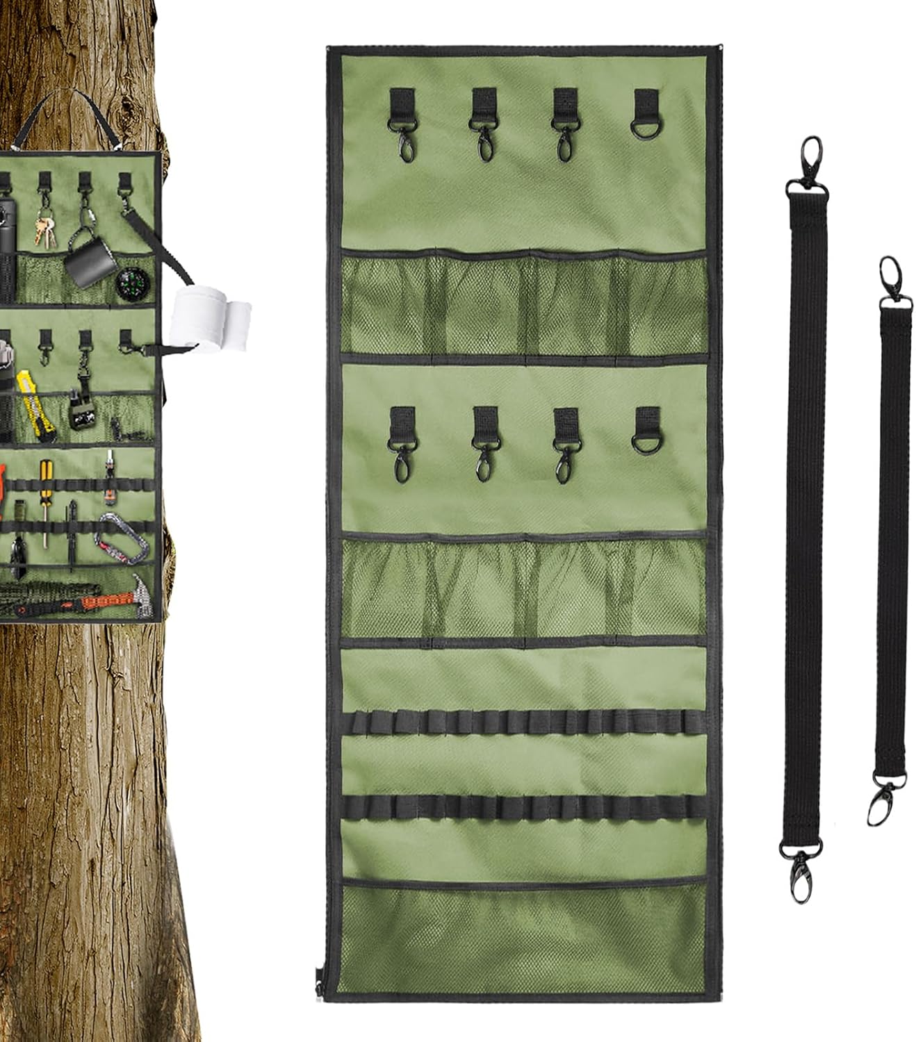  Organiseur De Camping - Sac à Outils Oxford Résistant - Sac à Outils D'extérieur - Pour Camping, Pique-nique, Pêche, Voyage, Accessoires De Cuisine