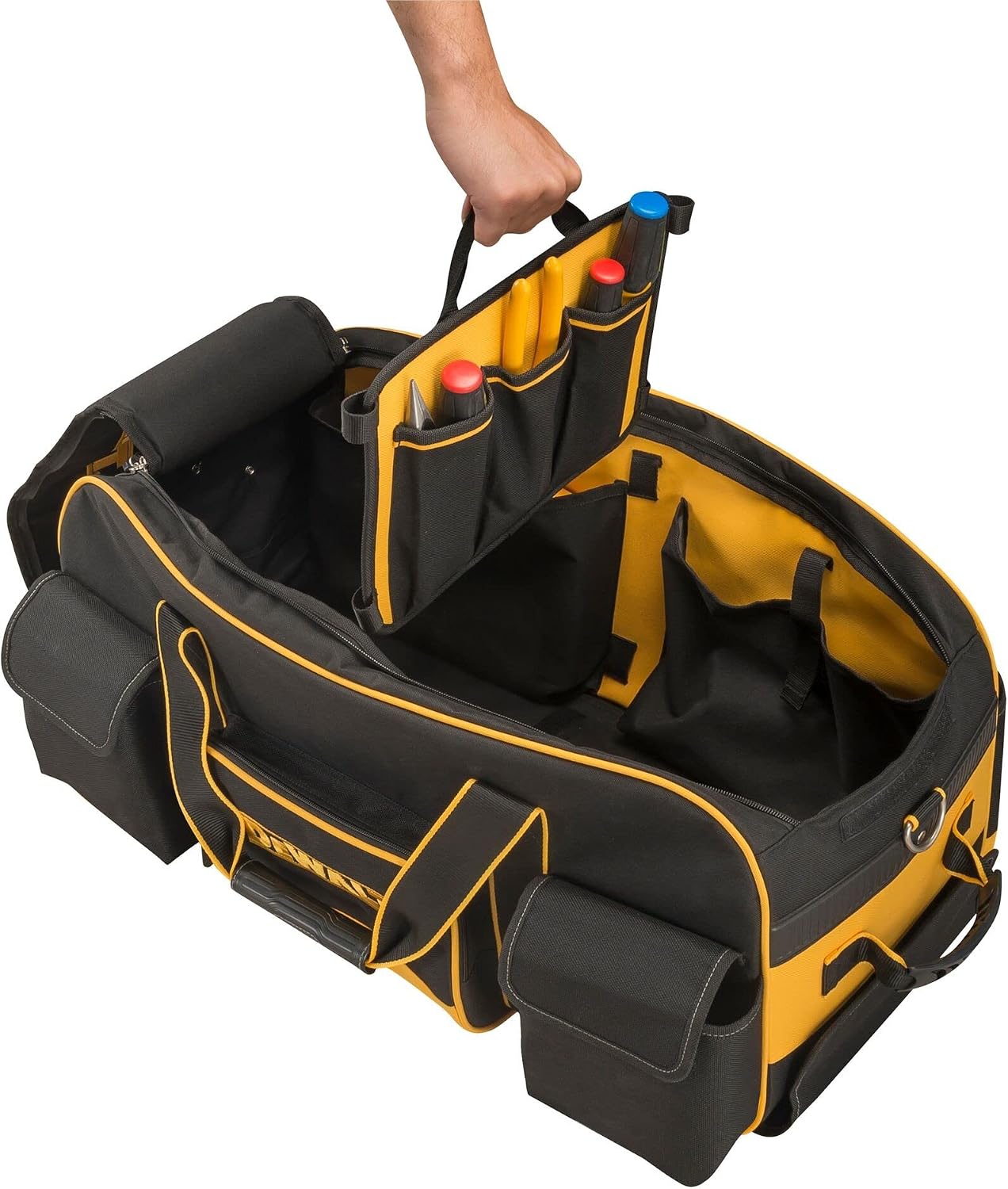  DeWalt DWST1-79210 Sac à Outil Avec Poignée Télescopique, Noir