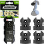  StealthMounts Lot De 4 Supports D'outils Pour Festool 18 V | Fabriqué Au Royaume-Uni | Noir