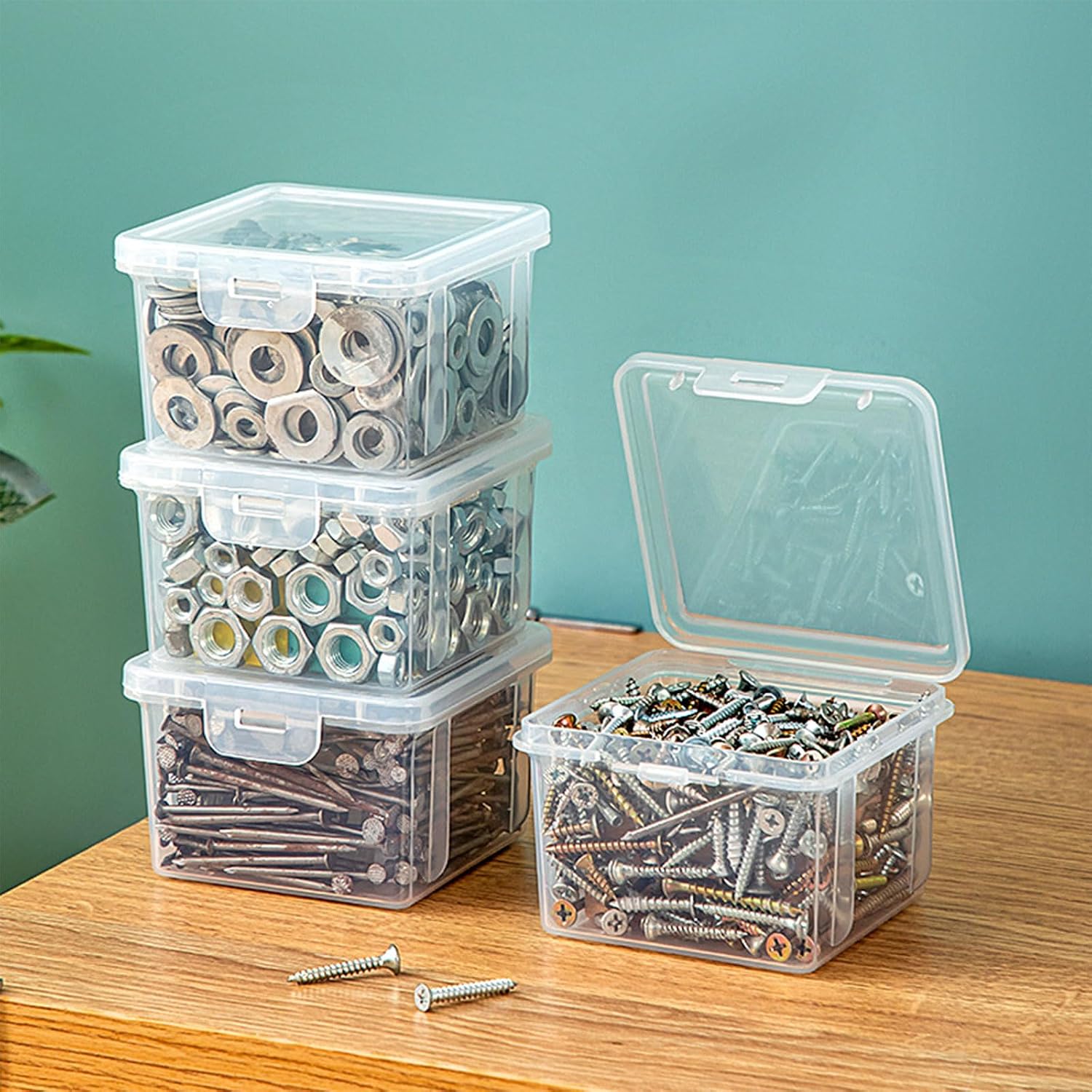  Boîte De Rangement Durable Pour Boîte à Outils En Option Pour Garder Les Vis, écrous, Boulons Soigneusement Triés