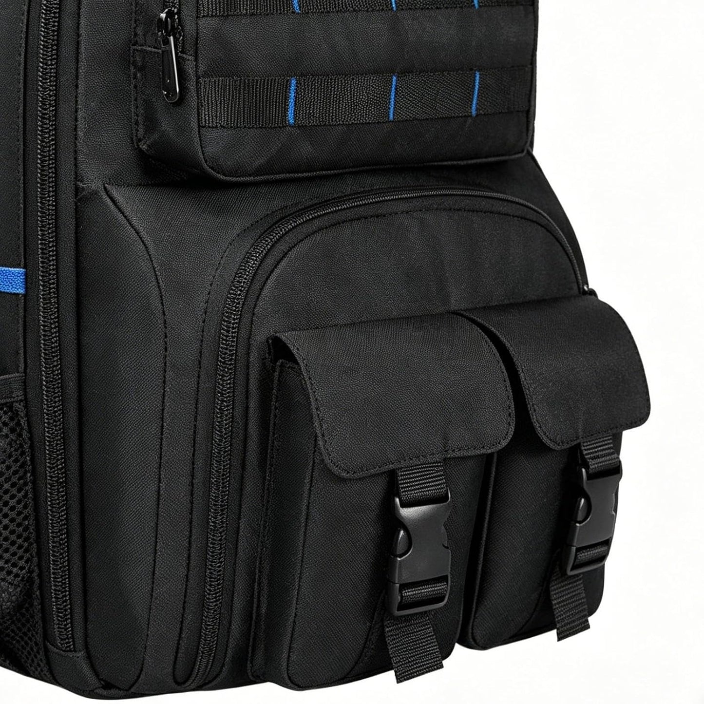 GENERIC Sac à Dos à Outils D'électricien – Sac De Rangement à Rigide | Avec Plusieurs Poches – Sacs à Outils Robustes Pour Homme | Pour Technicien, électricien, Charpentier, Plombier, Amélioration De La