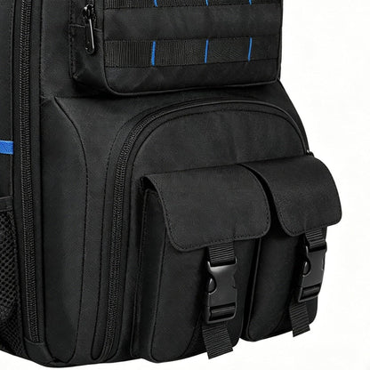 GENERIC Sac à Dos à Outils D'électricien – Sac De Rangement à Rigide | Avec Plusieurs Poches – Sacs à Outils Robustes Pour Homme | Pour Technicien, électricien, Charpentier, Plombier, Amélioration De La
